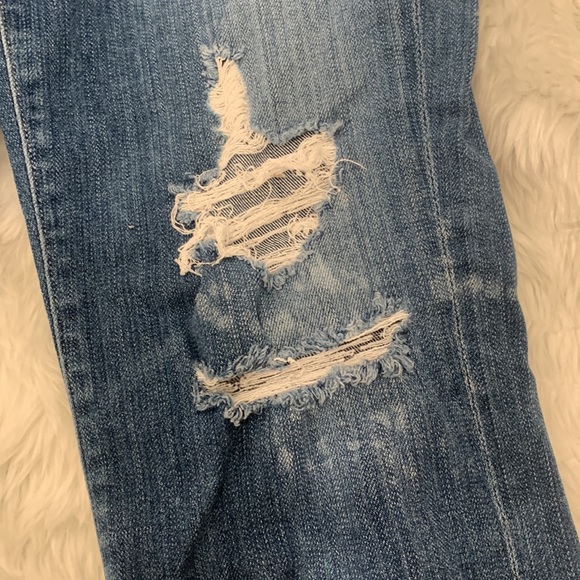 AGOLDE Sophie High Rise Skinny Distressed Jeans - Picture 14 of 16